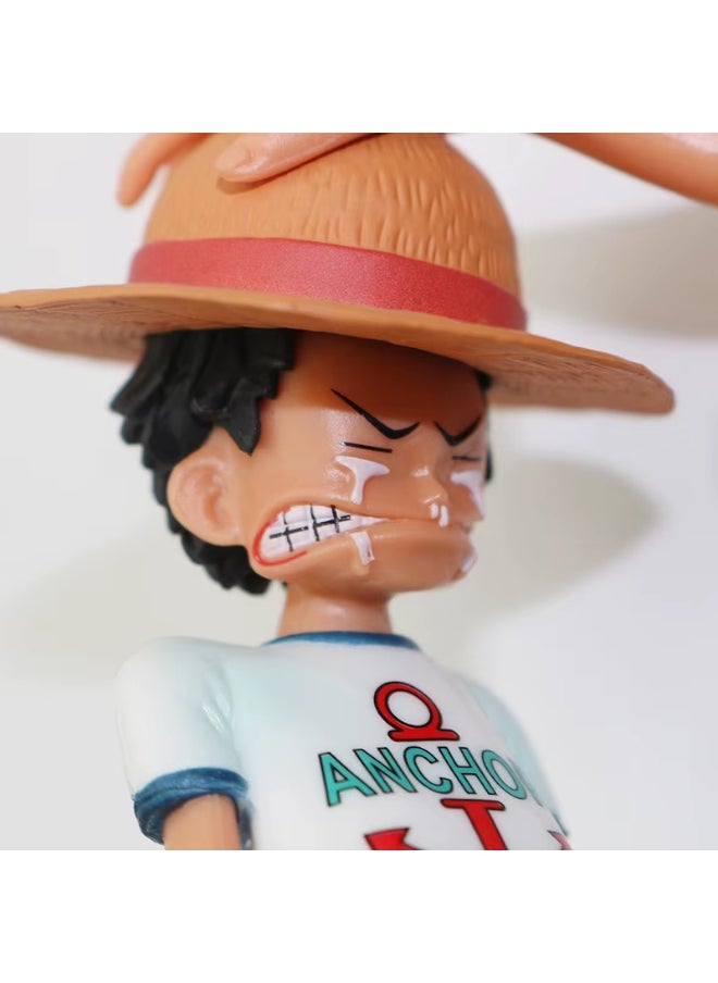 Rally One Piece Anime Figure – Luffy & Shanks Collectible Model, 18cm – Realistic Anime Design  - Image 5