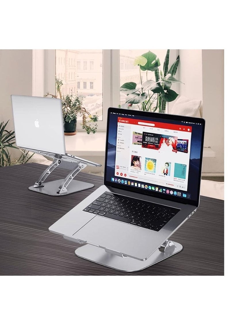 Laptop Stand, Notebook Stand Ergonomic Height Angle Adjustable Computer Laptop Holder Compatible with MacBook, Air, Pro, Dell XPS, Samsung, Alienware All Laptops 11-17" - Image 2