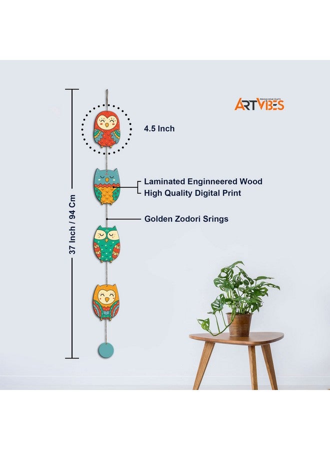 Artvibes Engineered Wood Designer Wall And Door Hanging For Home | Office | Living Room | Gift | Decorative Items For Home Wall | Front Door Hanging | Entry Wall Decoration Items (Wh_5201N), Set Of 2 - Image 5