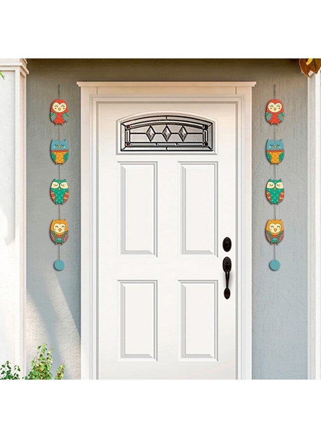 Artvibes Engineered Wood Designer Wall And Door Hanging For Home | Office | Living Room | Gift | Decorative Items For Home Wall | Front Door Hanging | Entry Wall Decoration Items (Wh_5201N), Set Of 2 - Image 2