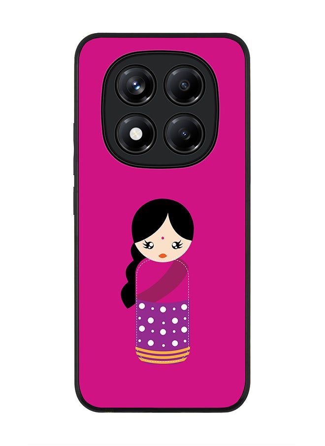 Stylizedd For Xiaomi Redmi Note 14 Pro 5G / X7 5G Case,Slim fit Camera Protection, Shockproof Thin Phone cover  - Indian Doll  - Image 1