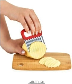 Afili Home Shaped Potato Cutter - Fruit Vegetable Cutter - Dough Cutting Spatula  - Image 4