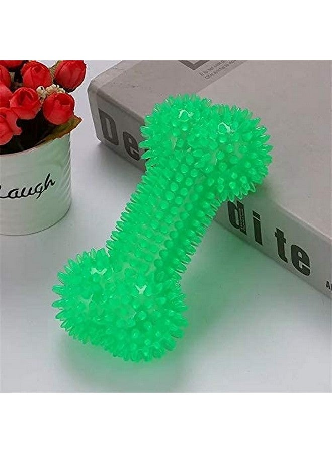 100% Non Toxic Rubber Flavoured Puppy Bone Toy Soft Spike Bone Chew Toy Teething Toy (Soft Spike Bone,Color May Vary) - Image 5