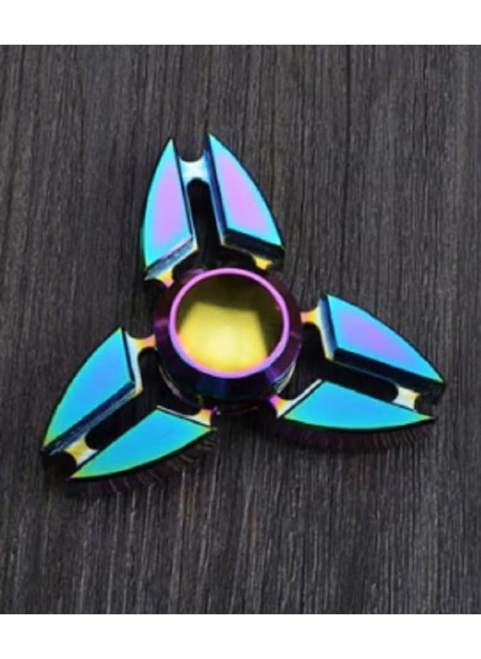 Generic Multi-Color Tri-Head Spinner, Alloy Hand Spinner to Relieve Stress and Anxiety  - Image 4