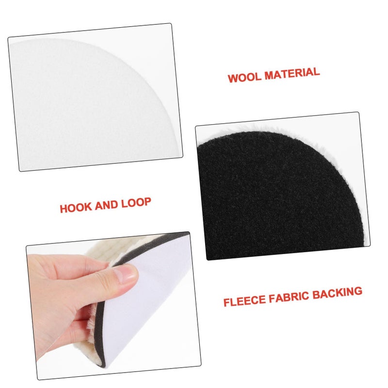 7 Inch 7pcs Polishing Pad Car Detailing Buffing and Compounding Tools Compatible Drill Buffer Attachments Excellent Polishing Results for Cars and Suvs - Image 4