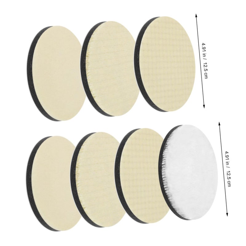 7 Inch 7pcs Polishing Pad Car Detailing Buffing and Compounding Tools Compatible Drill Buffer Attachments Excellent Polishing Results for Cars and Suvs - Image 3