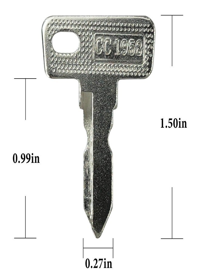gradora 4PCS Golf Cart Club Car Keys for 1982-Up Club Car Precedent DS 1012505 - Image 4