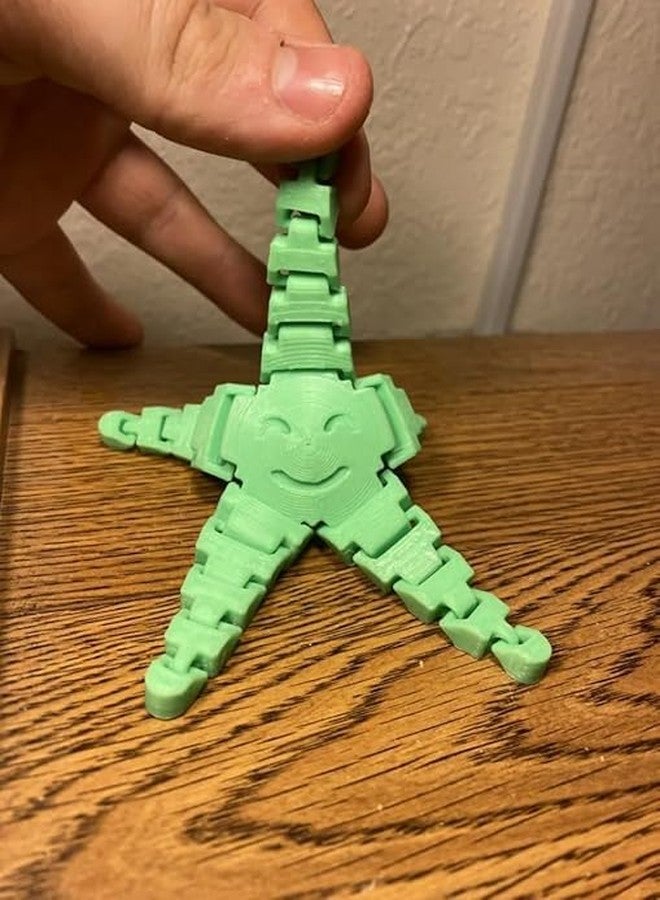 Beoals Starfish Fidget Toy - 3D Printed Flexi Toy for Kids, Adults & Sensory Fun, Multicolor - Image 2