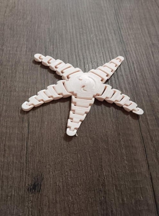 Beoals Starfish Fidget Toy - 3D Printed Flexi Toy for Kids, Adults & Sensory Fun, Multicolor - Image 1
