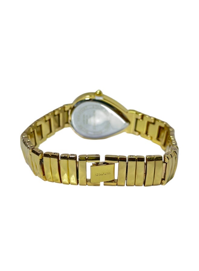 Royal Force LUMINARA RF014L Women’s Analog Quartz Watch – Gold Stainless Steel Strap, Crystal Studded Bezel, Luxury Teardrop Dial, Elegant Ladies Wrist Watch - Image 4
