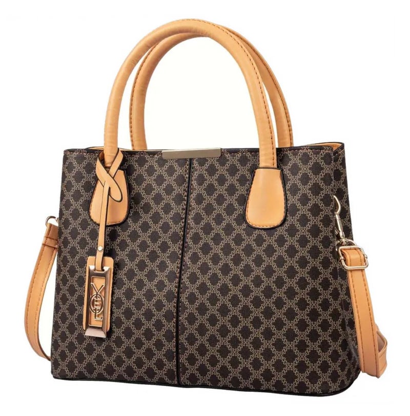 FLYMANN Store Women Handbag with Top Handle | Crossbody Satchel sling bag with adjustable Strap | Retro design ladies bag for daily use - Image 1