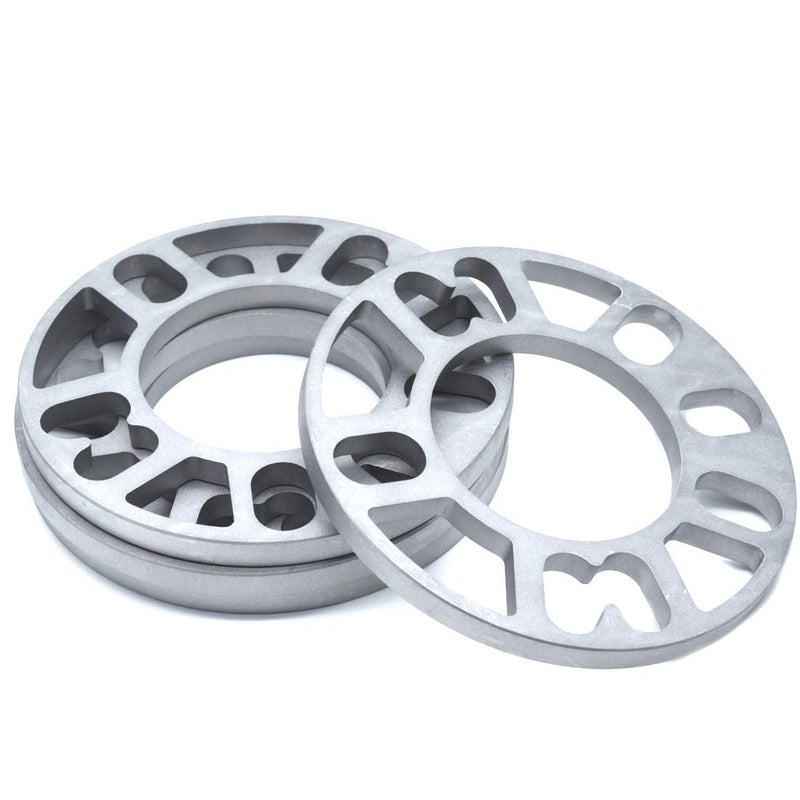 AUTUT 4 Pcs 59 Diameter Aluminum Alloy Car Wheel Spacers 10mm039 Thickness Wheel Adapter Spacker