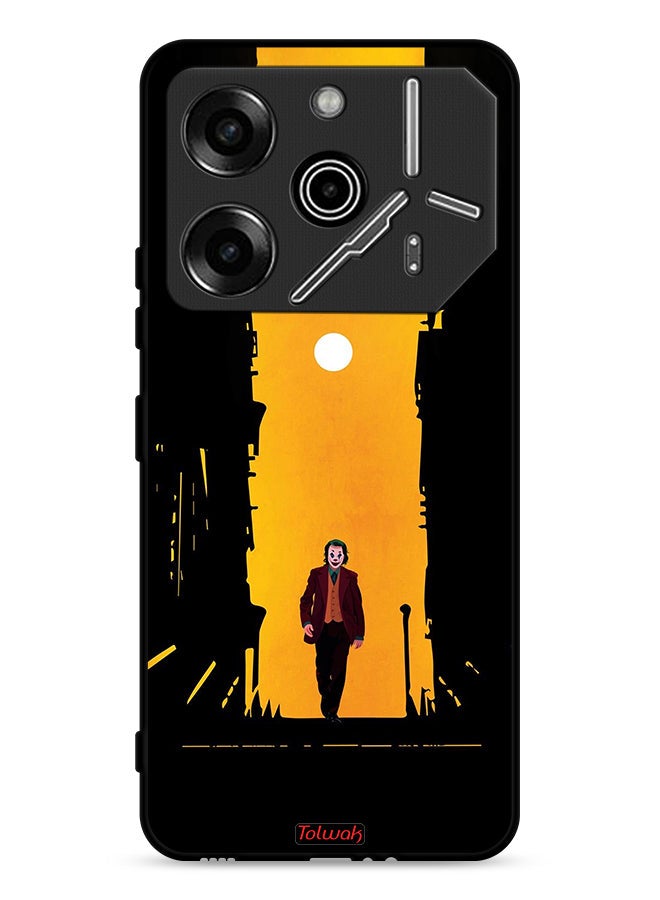 Tolwak Tecno Pova 6 Pro 5G Protective Case Cover Joker Abstract Digital Artwork - Image 1