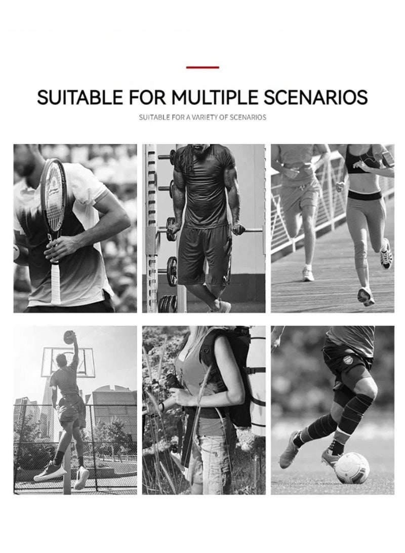 FDTY جورب ضغط للساق للرجال والنساء - جورب ضغط للساق لعلاج الدوالي والأوردة الدوالي والتمزق في الساق - زوج واحد من الجوارب المريحة لضغط الساق - Image 4