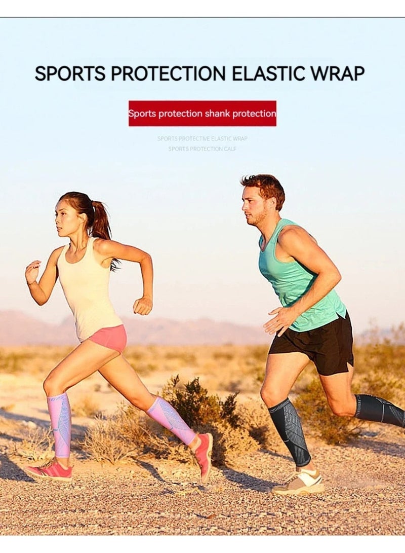 FDTY جورب ضغط للساق للرجال والنساء - جورب ضغط للساق لعلاج الدوالي والأوردة الدوالي والتمزق في الساق - زوج واحد من الجوارب المريحة لضغط الساق - Image 2