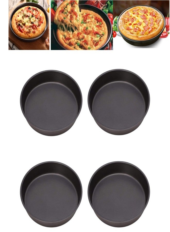 THW for Commercial USE of Pizza OUTLETS Hard Anodized Pizza Pan 9 Inch- 4 Piece Set - Image 1