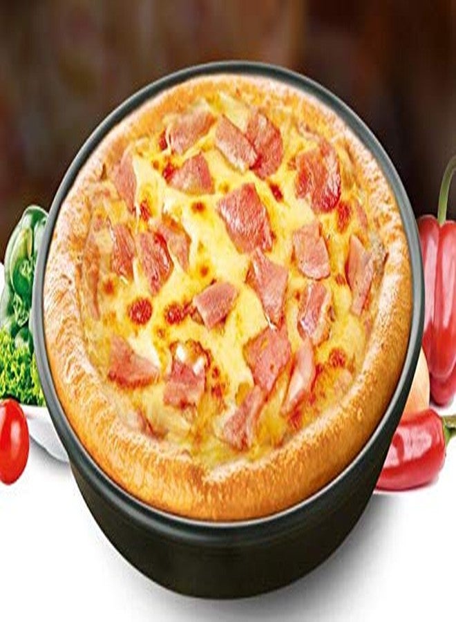THW for Commercial USE of Pizza OUTLETS Hard Anodized Pizza Pan 9 Inch- 4 Piece Set - Image 2