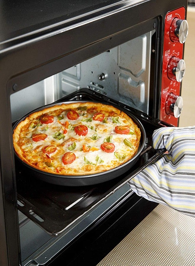 THW for Commercial USE of Pizza OUTLETS Hard Anodized Pizza Pan 9 Inch- 4 Piece Set - Image 3