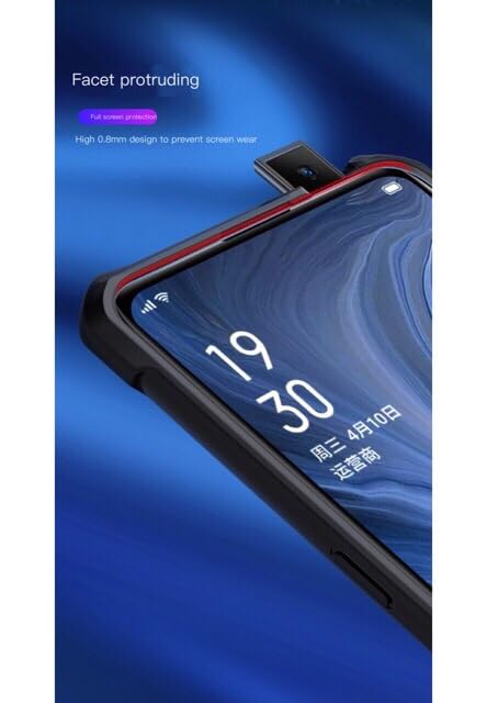 REALCASE Vivo V15 Back Cover Stylish | Clear Gel Premium TPU Shockproof Bumper | Back Case Cover for Vivo V15 (E Black) - Image 4