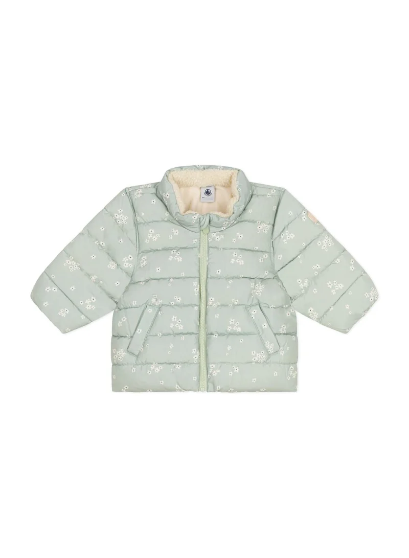 بيتي باتو Babies' printed  puffer jacket with a retractable hood