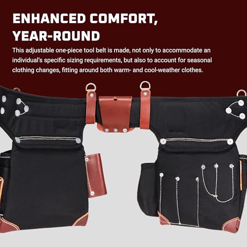 Occidental Leather Adjust-to-Fit OxyLight Framer - Left Hand - 21 Pockets & Tool Holders - Made in USA - Image 5