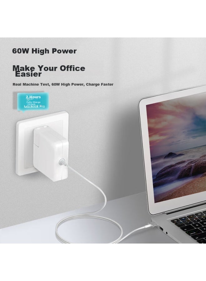 Mryc Apple Laptop Charger 60w Compatible With Macbook Pro A1502 A1425 A1435, 1.7m Power Adapter Cable, 16.5v 3.65a - Image 3