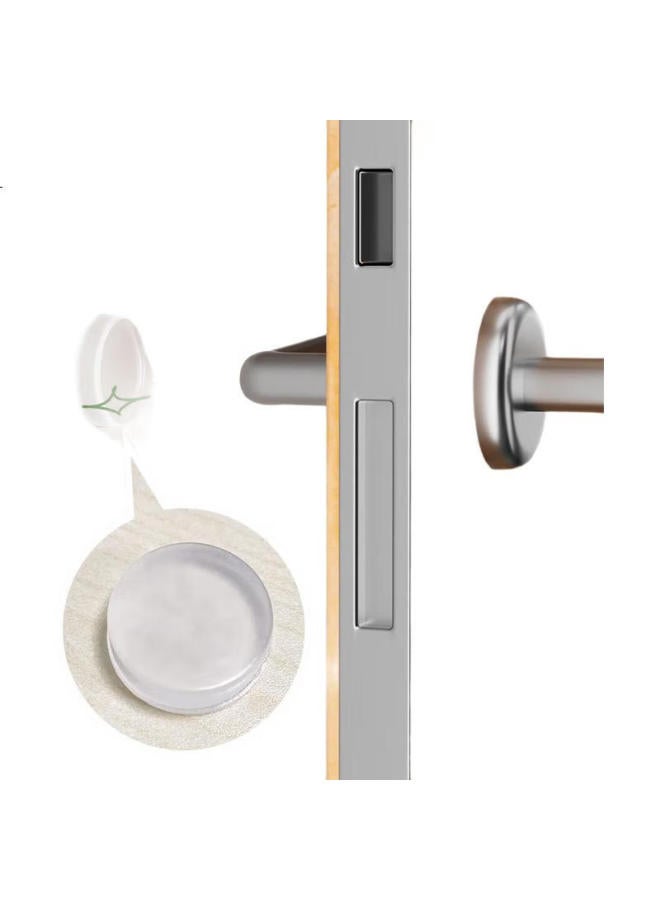 3M Silicone Anti-Collision Sticker, Transparent Silicone Anti-Collision Particles, Door Handle Anti-Collision Pad, Anti-Collision Door Gadget, Anti-Bump Silicone Protective Strip, Long Strip 35Mm*10Mm*2.5Mm - Image 3