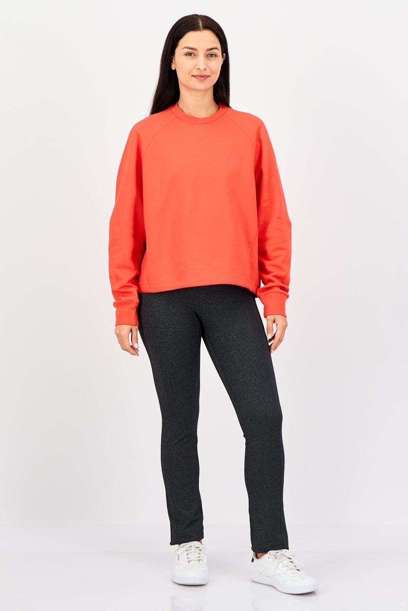 Adidas x Y3 Women Sportswear Fit Long Sleeve Outdoor Sweatshirts, Red - Image 4