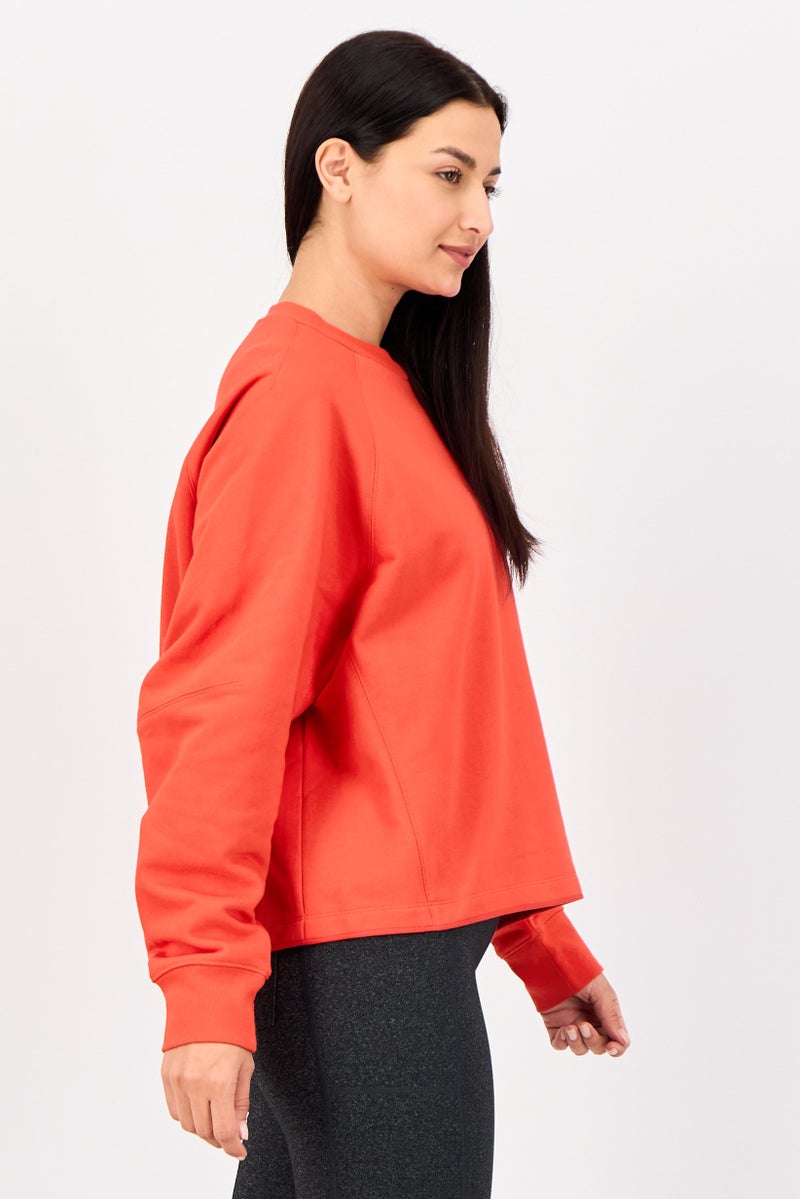 Adidas x Y3 Women Sportswear Fit Long Sleeve Outdoor Sweatshirts, Red - Image 2