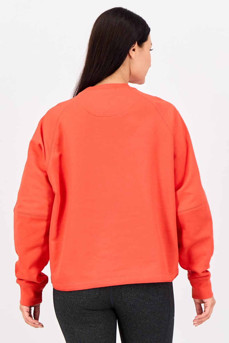 Adidas x Y3 Women Sportswear Fit Long Sleeve Outdoor Sweatshirts, Red - Image 3