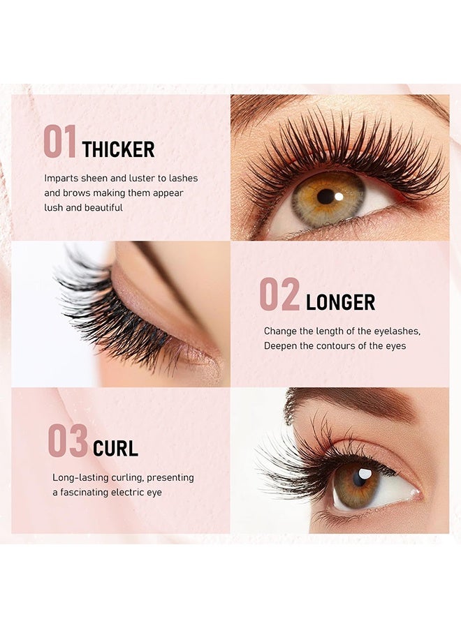 كيو آي بست مصل تعزيز محسنات الرموش ، مصل نمو الرموش المتقدم للرموش والحواجب يعزز مظهر رموش أطول وأكثر امتلاء مصل الحواجب الطويل الرائع - Image 5