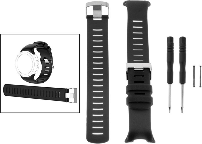 كلاراكو سوار بديل لساعة غوص Suunto D4 و D4i Novo، يناسب مقاسات 5.7 بوصة - 8.6 بوصة (145 مم - 220 مم)، دبابيس تثبيت، براغي - Image 2