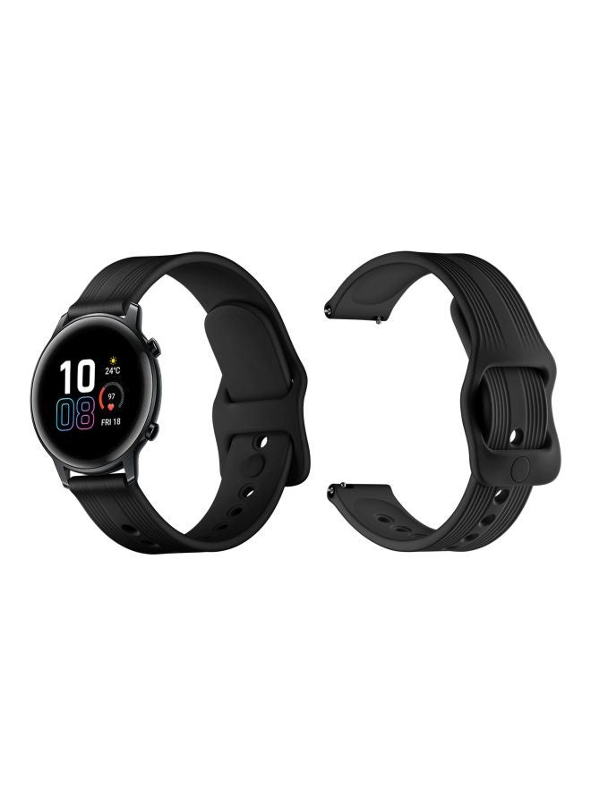 Perfii Replacement Band For Honor MagicWatch 2 42mm Black - Image 4