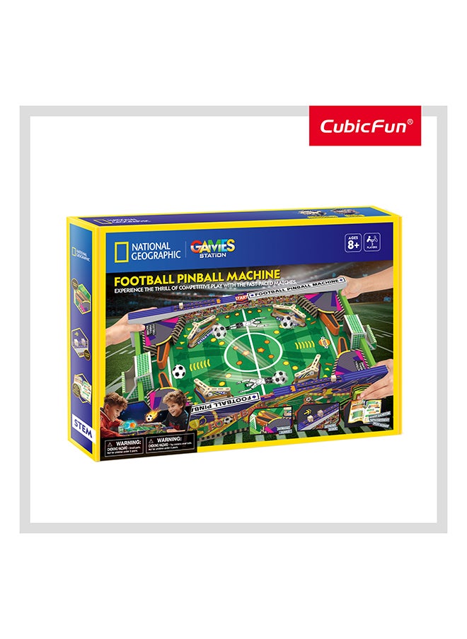 NATIONAL GEOGRAPHIC National Geographic 3D Puzzle Football Pinball Machine 117 Pcs  - Image 1