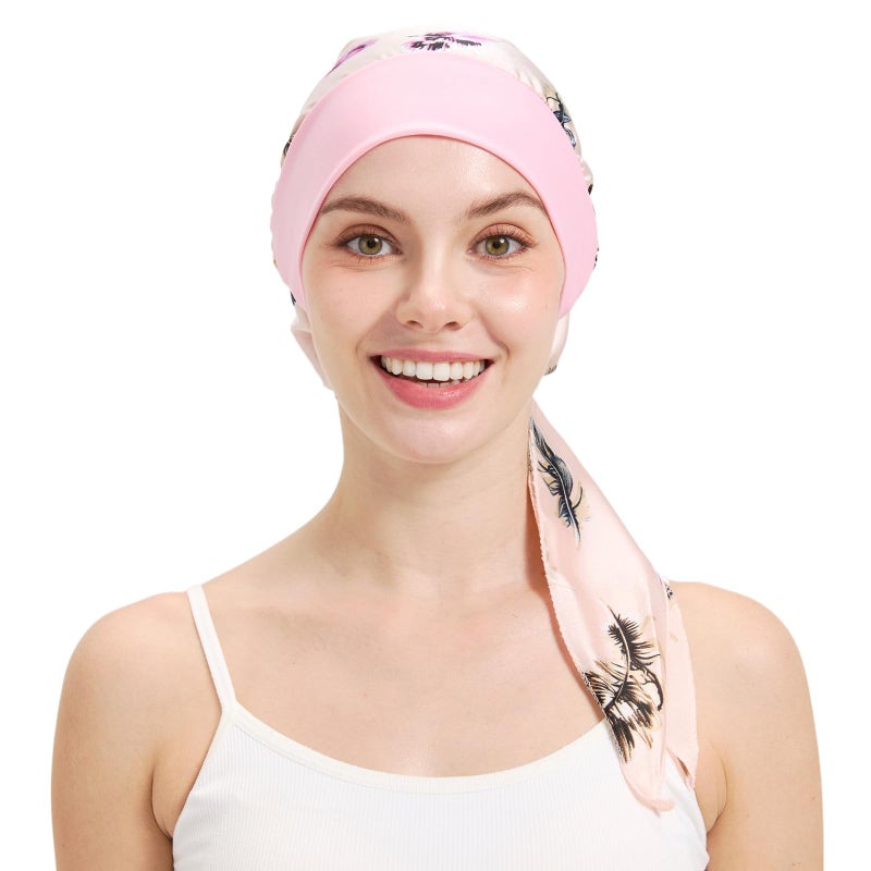 FADACHY Chemo Headwear for Women,Head Scarf for Cancer Patients Women,Chemotherapy Chemo Hats Caps Ladies Hair Loss,Soft hijab Head Coverings Headwraps - Image 2