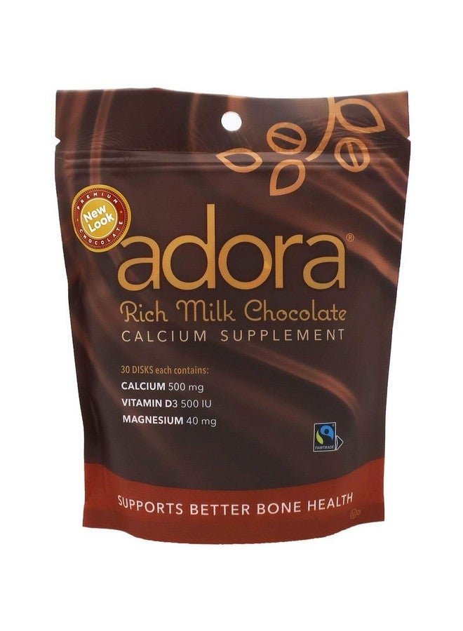Thompson Adora Calcium Supplement Made With Milk Chocolate 500 Mg (30 Pieces) - Image 2