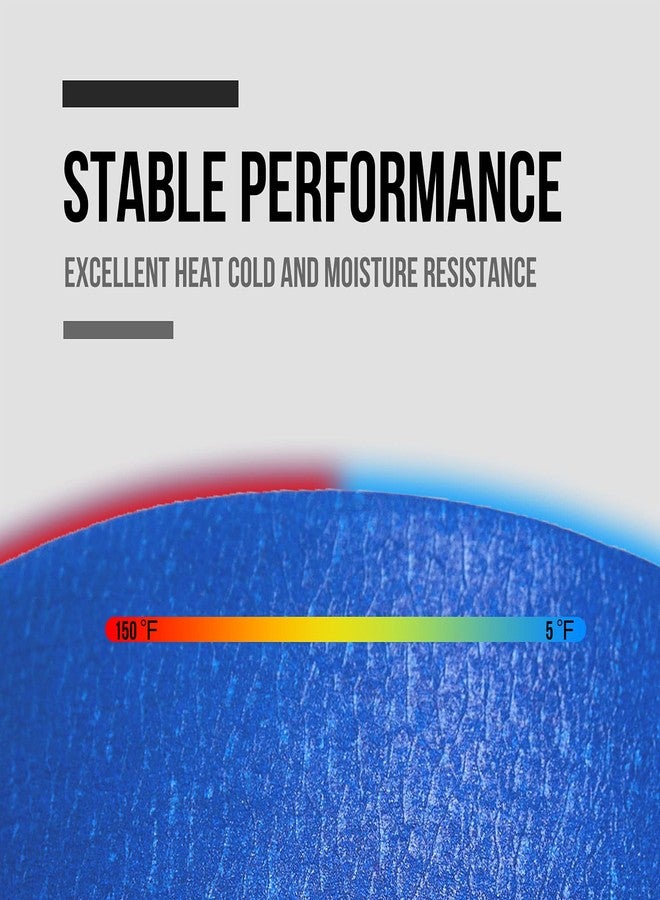 Lichamp Blue Painters Tape 1 inch, 20 Pack Blue Masking Tape Bulk Multi Pack, 1 inch x 55 Yards x 20 Rolls (1100 Total Yards) - Image 3