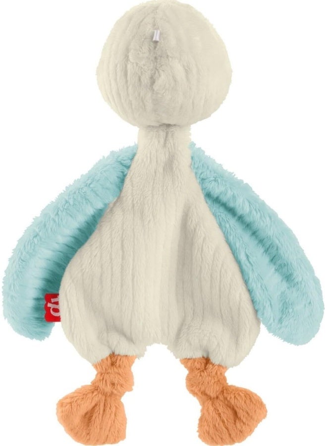Fisher-Price Sensimals Goose Lovey Baby Sensory Toy Snuggle Up Goose Plush Toy With Jingles For Newborns, Machine Washable  - Image 5