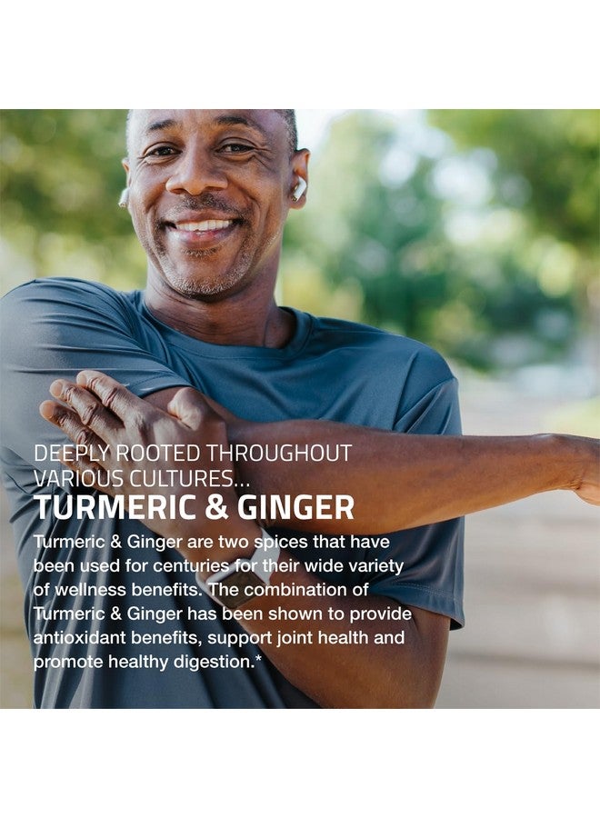Bronson برونسون كركم + زنجبيل قوة إضافية لدعم صحة المفاصل والهضم مع بيوبيرين، غير معدّل وراثيًا، 60 كبسولة نباتية - Image 4
