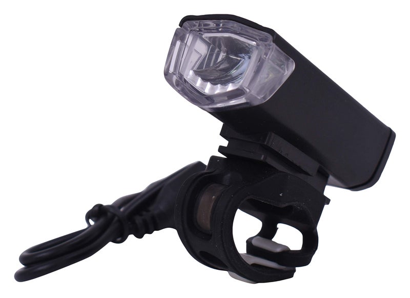 Dark Horse® Bicycle Compact LED 3 Modes 300 LM Front Light & 1 Watt 3 Mode Twin Eye Battery Tail Light Combo Set - Image 2