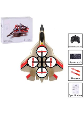 360° Stunt Hover Remote Control Foam Aircraft - EPP Foam 4-Axis Quadcopter Glider with LED Lights, 2.4GHz Remote, Vertical Takeoff, Headless Mode, and One-Key Return for Kids & Adults - pzsku/ZA5AEF5ED292C76201C4BZ/45/_/1732895871/f739f361-da3c-4552-927f-4ca5daf1a020