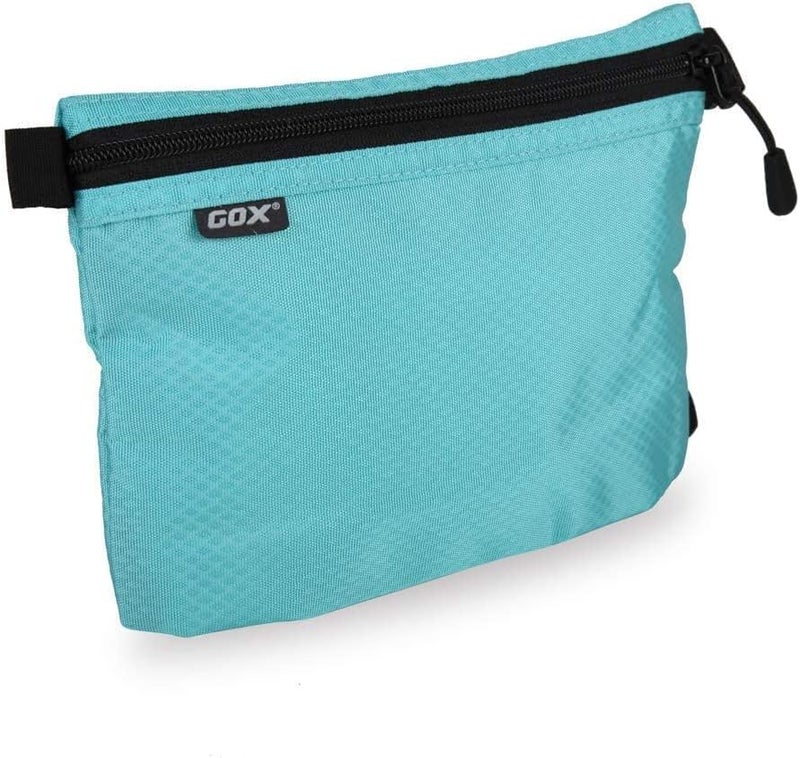 gox Small Toiletry Bag for Men Bulk Cosmetic Bag Dopp Kit Carry On Zipper Pouch Organization Nylon Small Packing Sack Waterproof