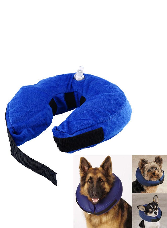 NIBEMINENT Inflatable Pet Soft E-Collar Blue 19 x 12 4cm - Image 2