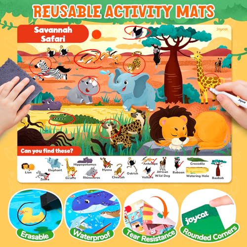 JoyCat Search and Find Activity Books Animal Preschool Learning Activities for Toddlers Kids Travel Toys for Road Trip Car and Airplane Busy Toy Educational Game Gifts for Boys Girls Ages 35 - Image 5