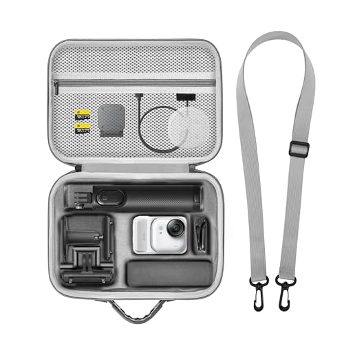 STARTRC VCR Carrying Case for Insta360 GO Ultra Nylon Material Travel Bag Protective Case Organizer for Insta 360 GO Ultra Accessories DIY Large Capacity for Quick Release Mount Magnetic Pendant Tripod - Image 1
