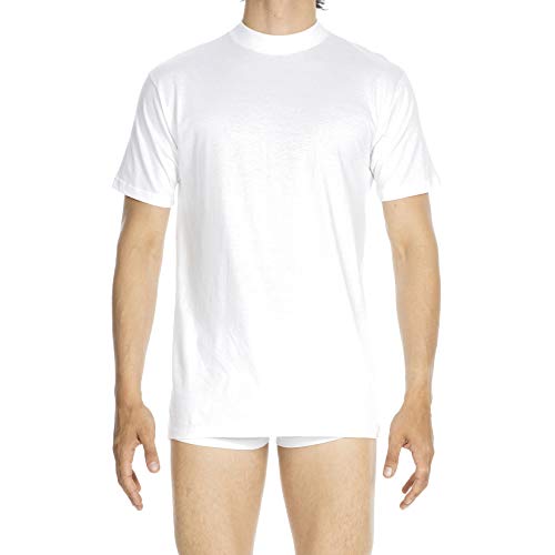 HOM Men's T-Shirt, White, X-Large - Image 5