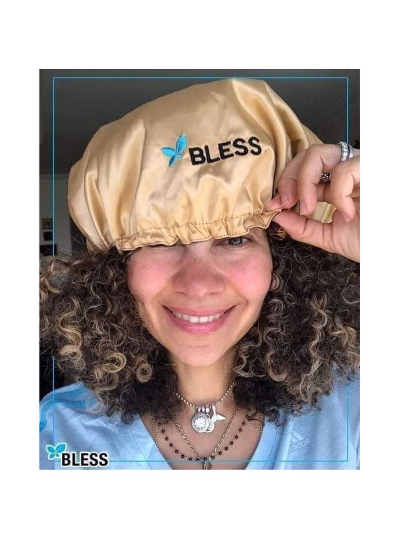 Bless Satin cap prevents hair loss, one piece, random color  - Image 3