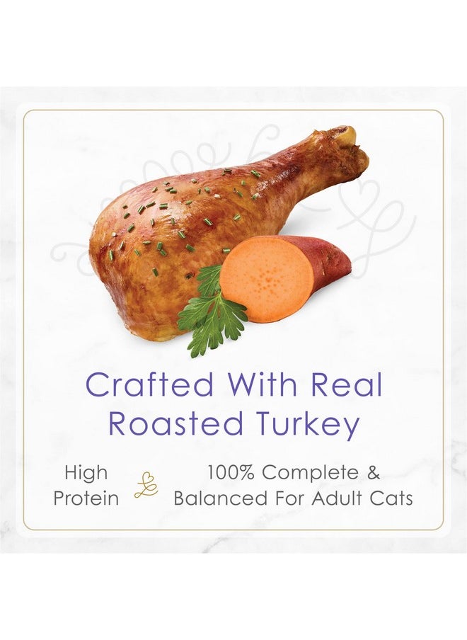 فانسي فيست طعام القطط الرطب Y Feast Gourmet Gravy، مكون من قطع صغيرة من الديك الرومي والبطاطا الحلوة - (عبوة من 12 قطعة) عبوات سعة 2.8 أونصة  - Image 5