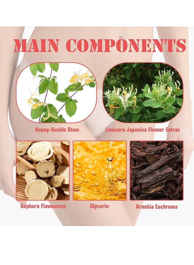 SOUTH MOON Private Eczema Ointment，Female Private Parts Antipruritic Cream Ointment to Remove Itching Peculiar Smell Dermatitis-20g - Image 2