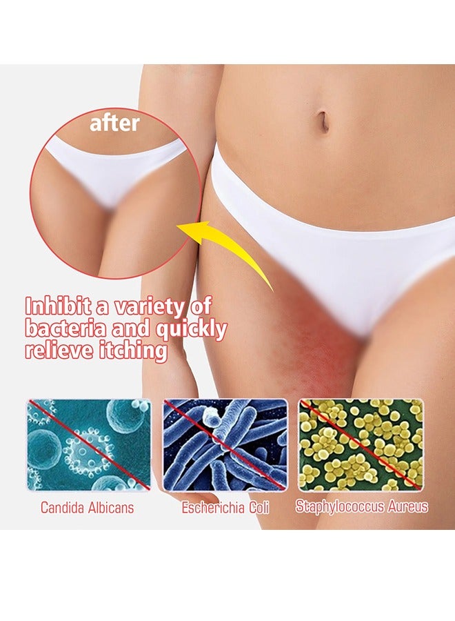 SOUTH MOON Private Eczema Ointment，Female Private Parts Antipruritic Cream Ointment to Remove Itching Peculiar Smell Dermatitis-20g - Image 5